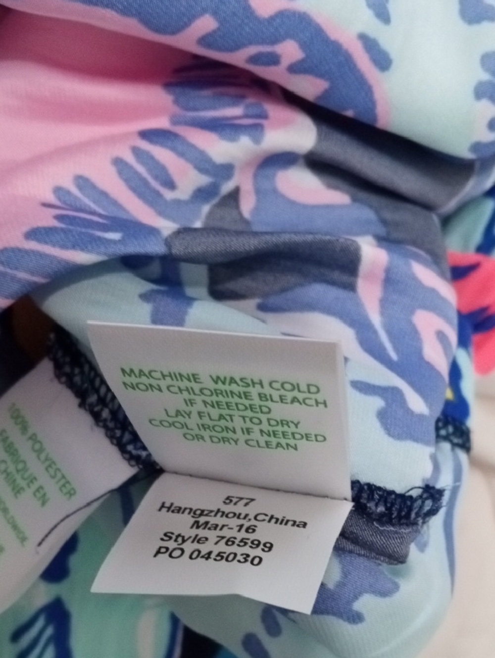 Lilly Pulitzer Pink and Blue Deana Romper - Picture 6 of 7
